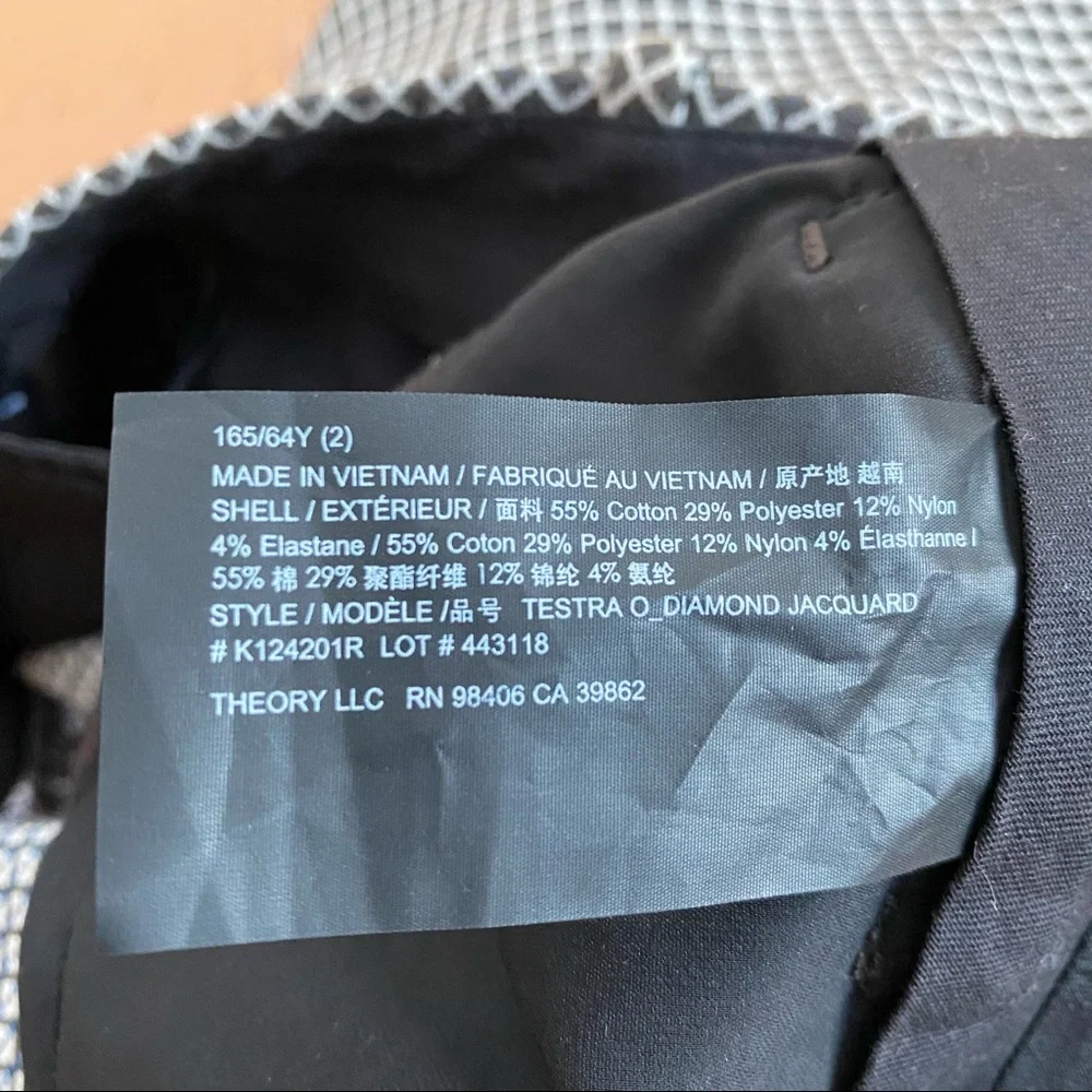 Theory | Patterned Trousers - Picture 5 of 5